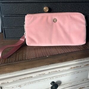 Lululemon Velvet Pink Wristlet